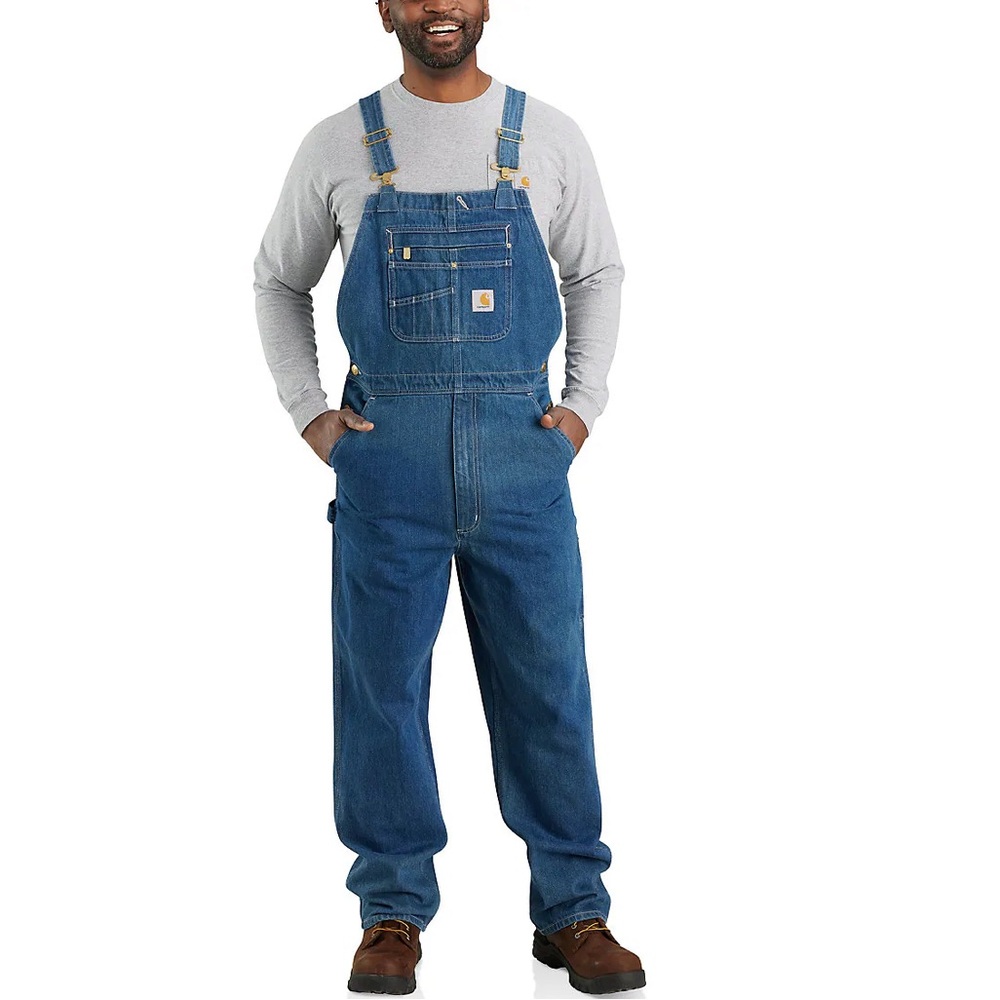 Carhartt Men's Denim Bib Overalls